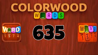 COLORWOOD WORDS Cryptogram level 635