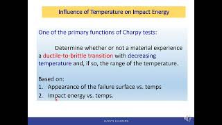 ENGR140 Ch8 6 Fracture Toughness Testing Charpy Test Video Lecture