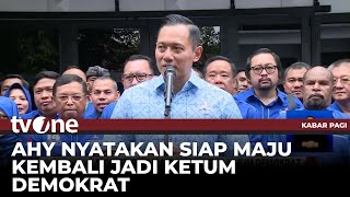 AHY Kembali Maju jadi Ketua Umum Partai Demokrat | Kabar Pagi tvOne