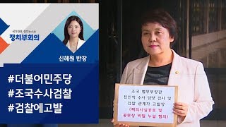 [정치부회의] 집권여당, 검찰에 검찰 고발…\