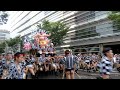 博多祇園山笠2022.7.13　集団山見せ　2番　土居流れ