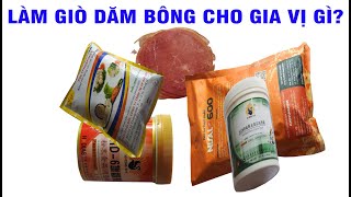 HƯỚNG DẪN LÀM GIÒ DĂM BÔNG