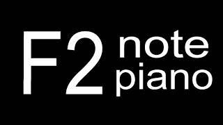 F2 Piano Note