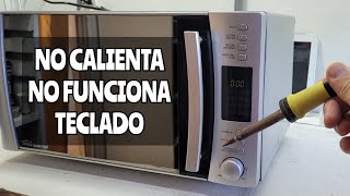 Microondas BGH  NO calienta, no funciona botonera (SOLO TÉCNICOS)