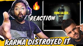 UNDERDOG GAMER Reacts to KARMA - YOUNG GALEECH  | Reaction Video @Vivekarora