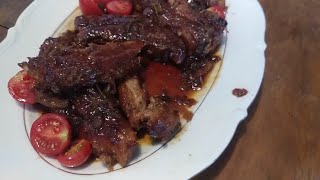 Aromatična ljepljiva Svinjska rebra u pećnici recept -  pork loin country style ribs