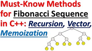 Three Must-know Methods for Fibonacci Sequence Computation in C++:Recursion,Vector STL, Memoization