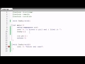 C++ Programming Tutorial - 9 - using namespace std; Trick