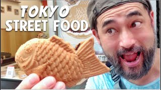 BEST Grilled Chicken \u0026 Street Food Tour of Sunamachi Ginza in TOKYO JAPAN