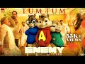 Tum Tum Cartoon Version | Chipmunk Version | Enemy (Tamil) | Vishal | Arya #tumtum #enemymovie