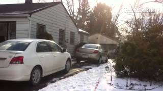 Fairmount fire company working on garage fire behind home on 500 block Winding Road, no injuries