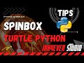 How do you make a SpinBox in Python? How do you create a Spinbox in Python?