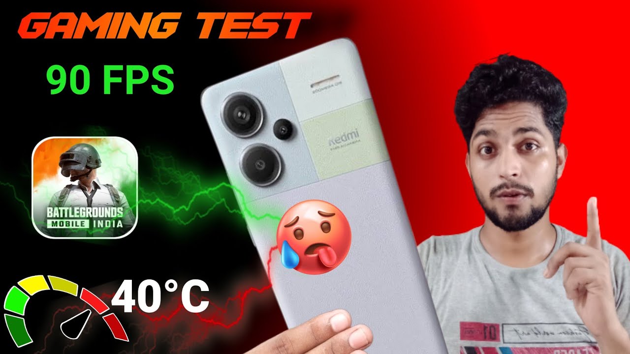 Redmi Note 13 Pro Plus Gaming Test | BGMI Test 90 FPS | Pubg Test ...