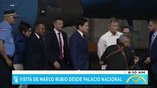 Marco Rubio se reúne hoy con Abinader en Palacio Nacional; restringen acceso a periodistas