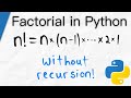 Program Factorial in Python (Tutorial) | Python for Math
