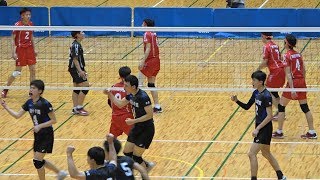 駿台学園 vs 東亜学園 第2セット さくらバレー2019男子決勝戦 バレーボール Japan volleyball