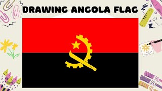How to Draw the Angola 🇦🇴 Flag - Easy Step-by-Step Tutorial