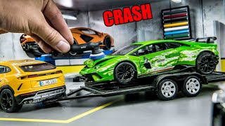 Crashed Lamborghini Huracan - Restoration Model Car