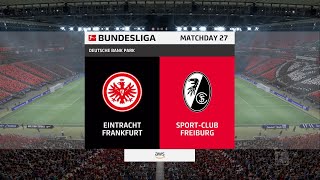 FIFA 22 | Eintracht Frankfurt vs Freiburg - Germany Bundesliga | 10 April 2022 | Gameplay