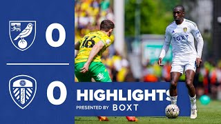 Highlights: Norwich City 0-0 Leeds United | EFL Championship Play-off semi-final