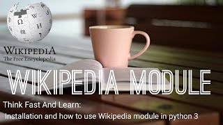 Wikipedia api python tutorial || Bhola Study