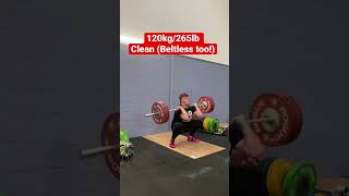 Ferg 120kg/265lb Clean | Big Bend Strength | Olympic Weightlifting | OlyStrong