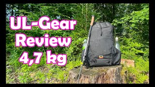 Ultralight Trekking Gear Review + MYOG  / Packliste fürs Wander in extrem leicht