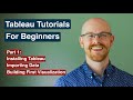 How to Install Tableau and Create First Visualization | Tableau Tutorials for Beginners