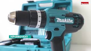 Review Makita HP488 HP 488 D DYEX1 Mesin Bor Tembok Cordless Baterai Hammer Drill HP488D HP488DYEX1