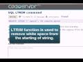 MySQL Tutorial : LTRIM command