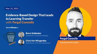 Evidence Based Design That Leads to Learning Transfer with Fergal Connolly