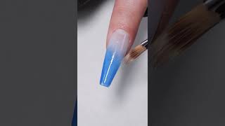 Blue Bubble Summer Ombre Nail Art  | BORN PRETTY