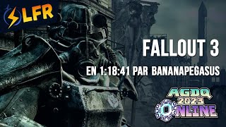 Fallout 3 en 1:18:41 (All Quest) [AGDQ2023]