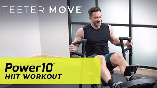 10 Min HIIT Workout | Power10 Elliptical Rower | Teeter Move