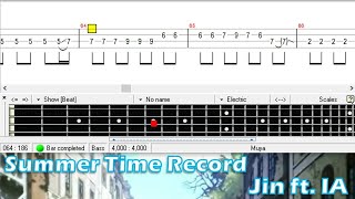 サマータイムレコード / じん ft. IA / ベース [TAB] Summer Time Record - Jin  - Bass