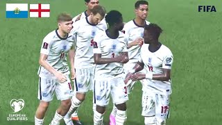 England vs San Marino (10-0) | World Cup 2022 Qualifiers Highlights