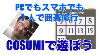 PCでもスマホでも１人で囲碁修行 COSUMIで遊ぼう