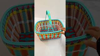 Cutest handmade rattan #automobile#flowerbasket#shortvideo