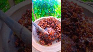 How to Make Homemade Chili Paste | Easy \u0026 Flavorful Recipe 🌶️.විනාඩි 1 චිලි පෙස්ටි.#chili paste#food