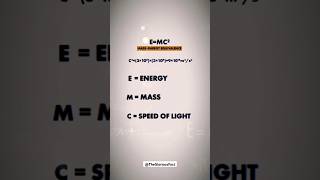 The Genius Behind Einstein's Equation Explained E=MC² 😱 #shorts