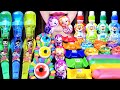 ASMR PORORO RAINBOW FRUIT JUICE, SECRETJUJU CANDY,EYEBALL JELLY, LED MIC CANDY, CHOCOLATE, MERINGUE