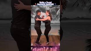 Bachata Beginner Basic Box Step | Bachata Dancing | Side View | Waldo y Jacqui