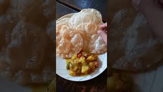 #food #foodlover #luchi #breakfast #foodie #homelydine