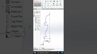 How to create Revolved feature in solidworks