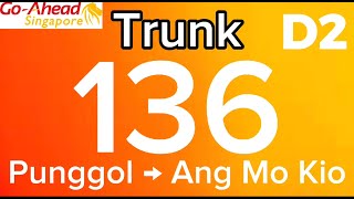 [4K] Go-Ahead Trunk Bus Service 136 (Direction 2) | Hyperlapse \u0026 Route Visual