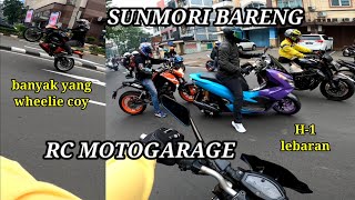 SUNMORI BARENG RC MOTOGARAGE | h-1 lebaran rame banget