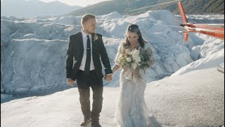 Adventurous and Intimate Glacier Elopement | Alaska Wedding Video | Destination Wedding