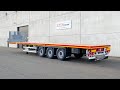 MAX Trailer - MAX200 extendable flatbed trailer with 13600m loading platform length