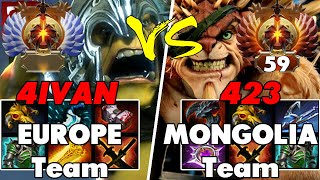 4IVAN (ALCHEMIST) Off vs 423 (BRISTLEBACK) Carry - Epic Battle Of Pro Dota 2 Players - Z Dota 2