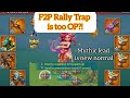 680M F2P rally trap VS Mythic (mix & blasts) KvK Lords Mobile @yjeevan611